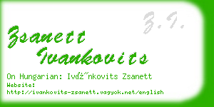 zsanett ivankovits business card